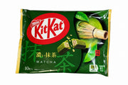 KitKat Matcha green tea packaging with Nestle logo on a white background