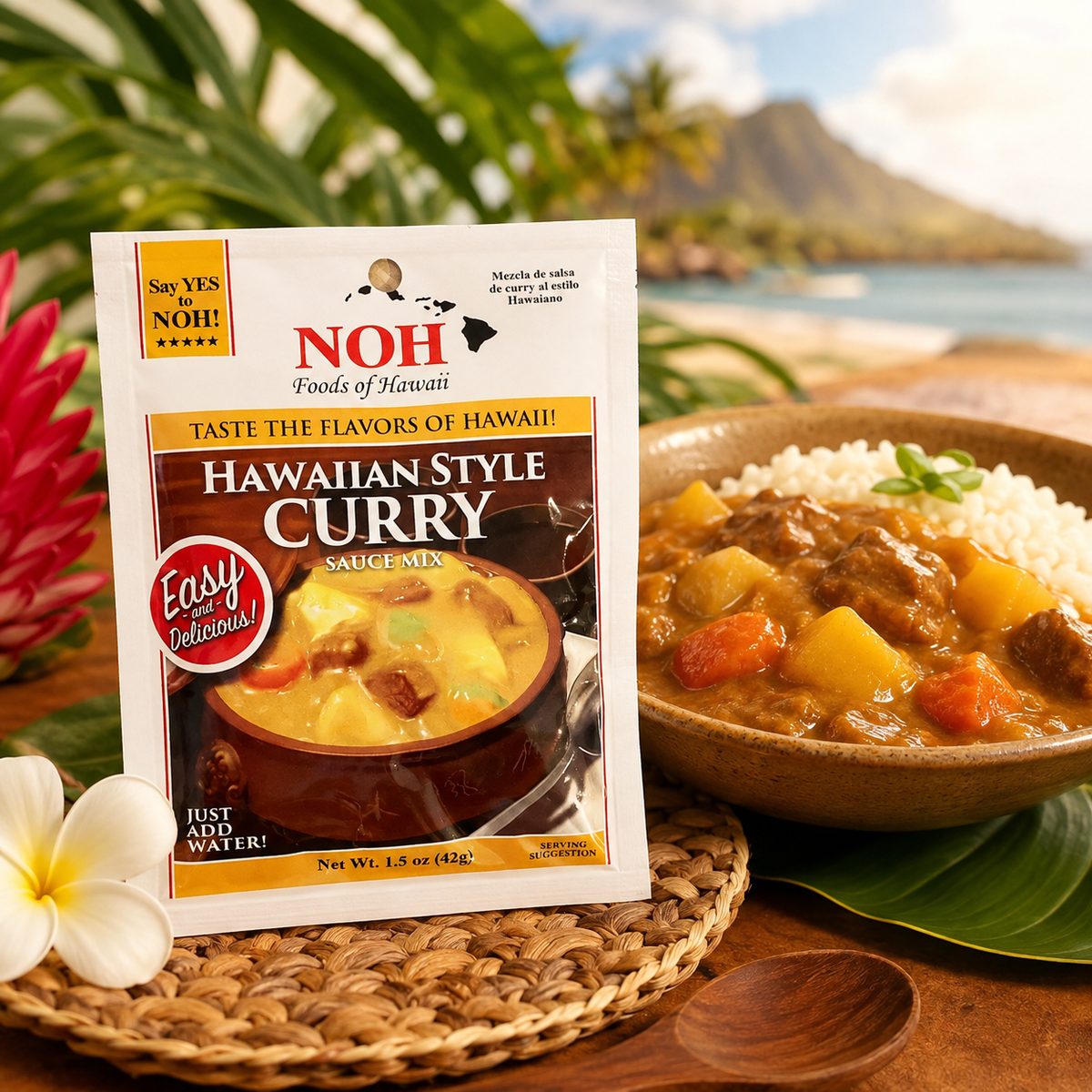 NOH Foods of Hawaii Hawaiian Style Curry Sauce Mix