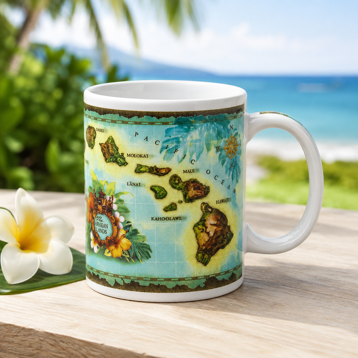 Hawaiian Islands Coffee Mug