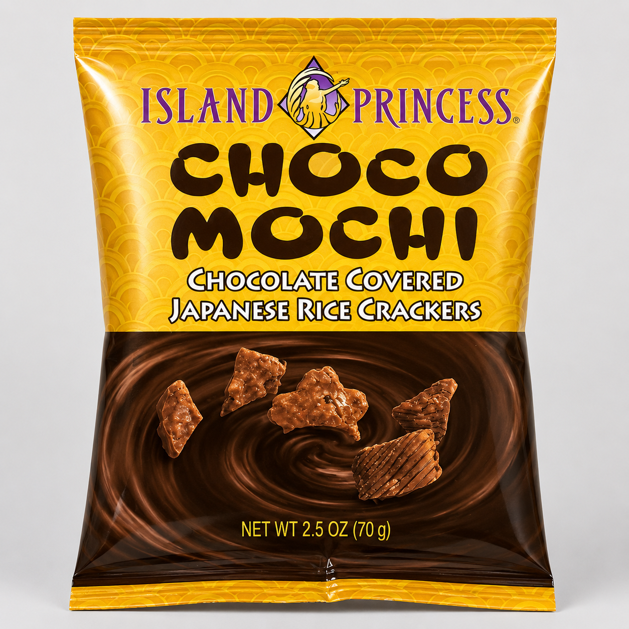 Choco Mochi – Chocolate Covered Japanese Rice Crackers 2.5oz