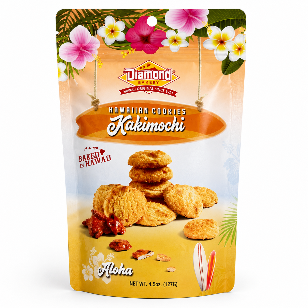 Diamond Bakery Hawaiian Cookies – Kakimochi Flavor 4.5oz