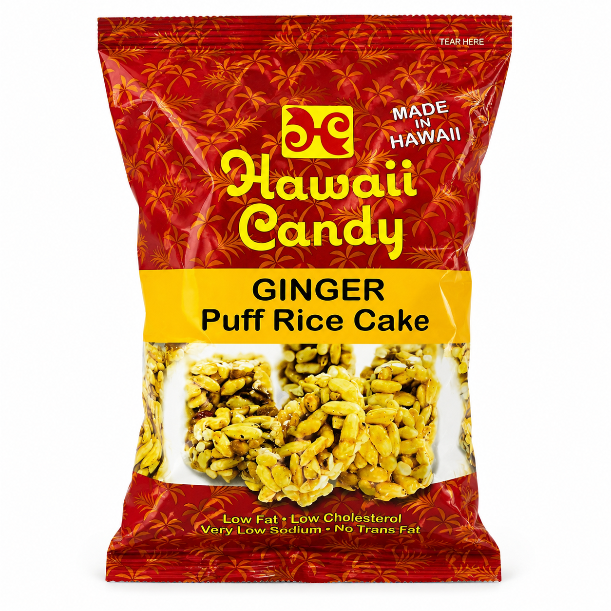 Hawaii Candy Ginger Puff Rice Cake, 3 Oz
