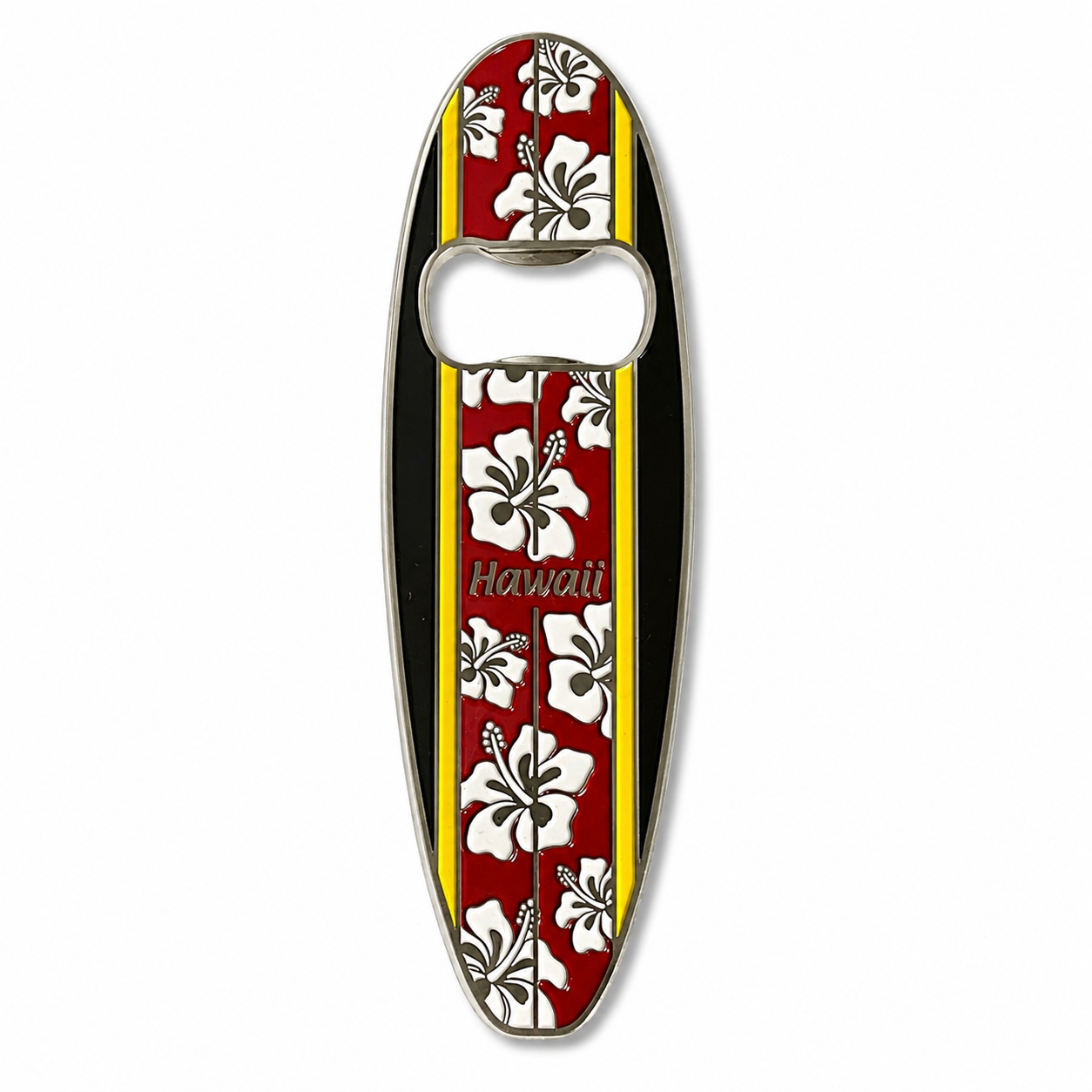 Hawaii Surfboard Bottle Opener Magnet