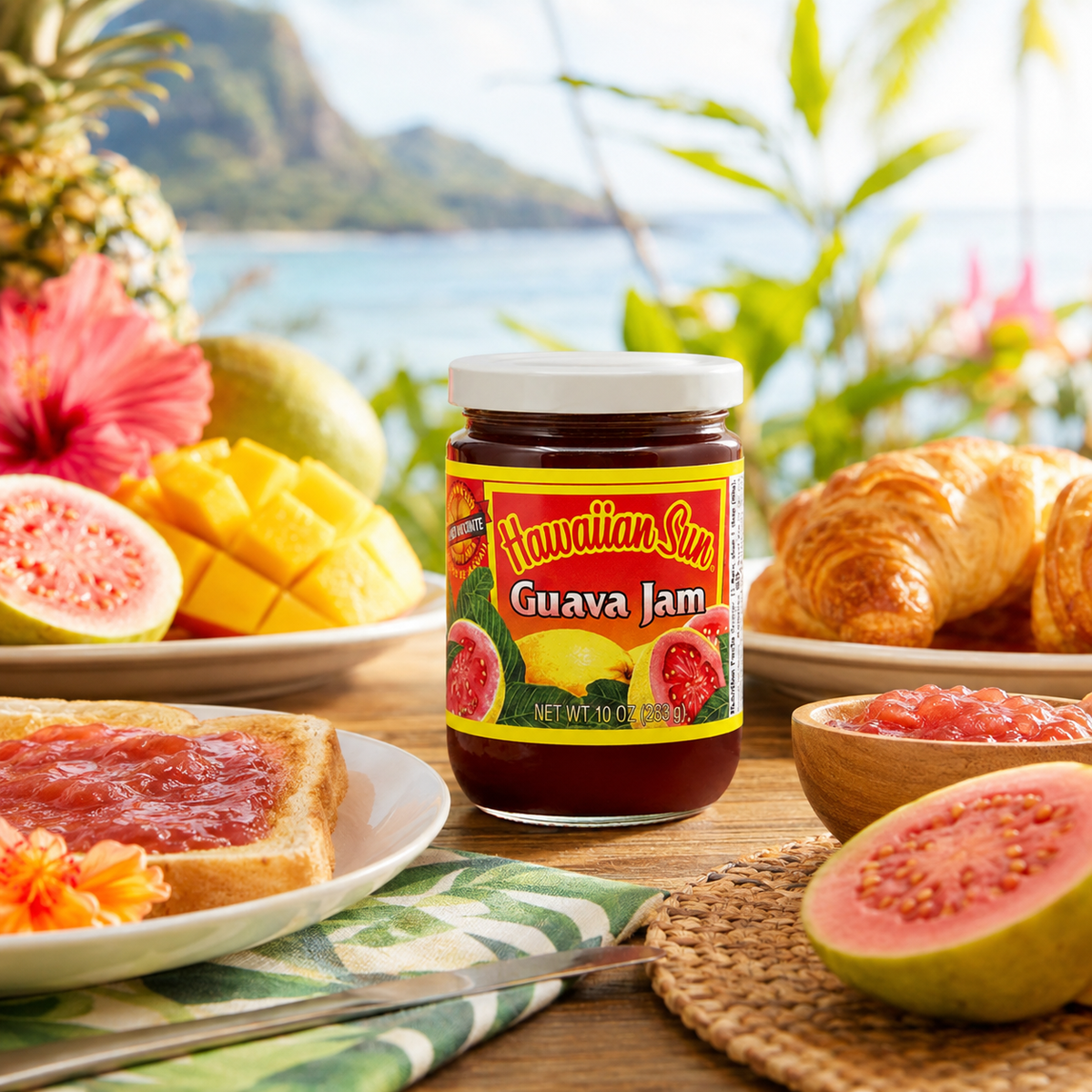 Hawaiian Sun Guava Jam 10 oz.