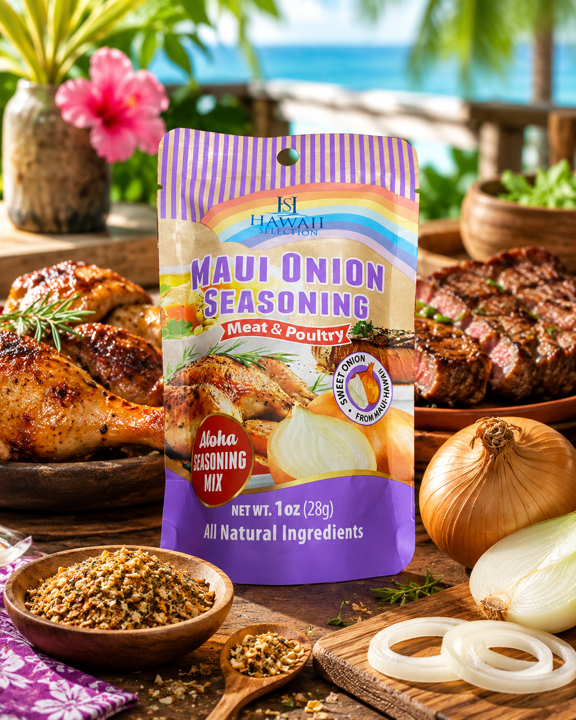 Hawaii Selection, Maui Onion Seasoning Mix (1pk)