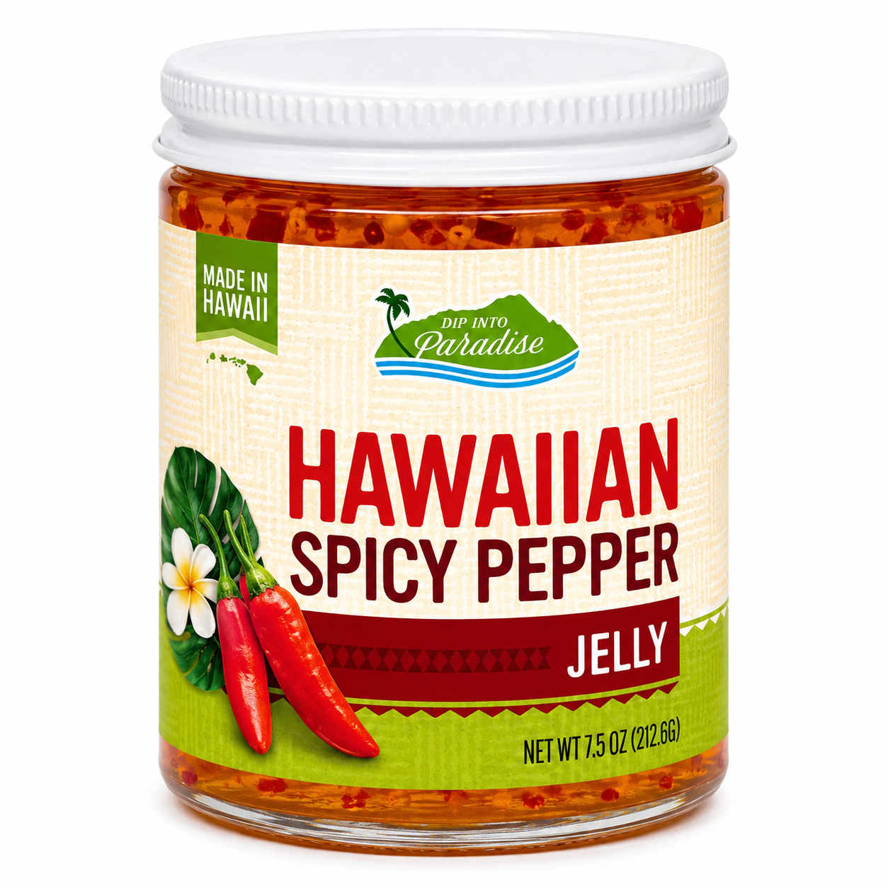 Dip Into Paradise Hawaiian Spicy Pepper Jelly – 7.5oz