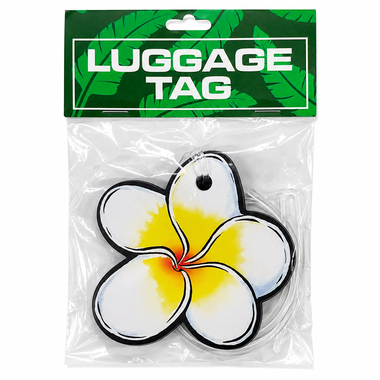 Hawaiʻi Plumeria Flower Luggage Tag
