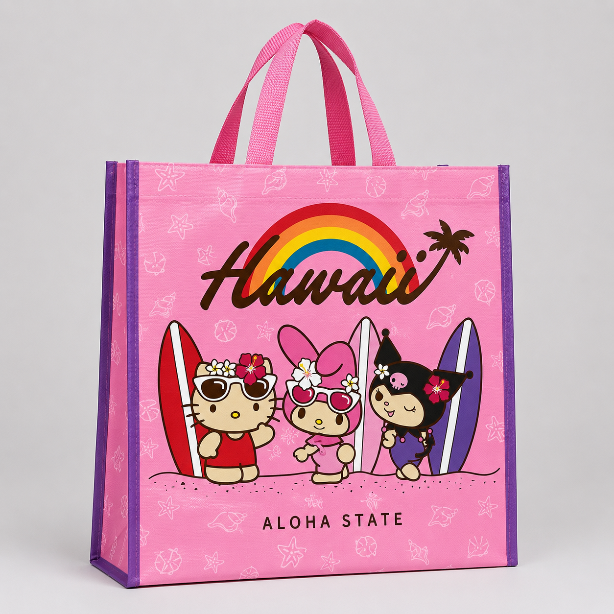 Hello Kitty Hawaii Aloha Surf Tote Bag