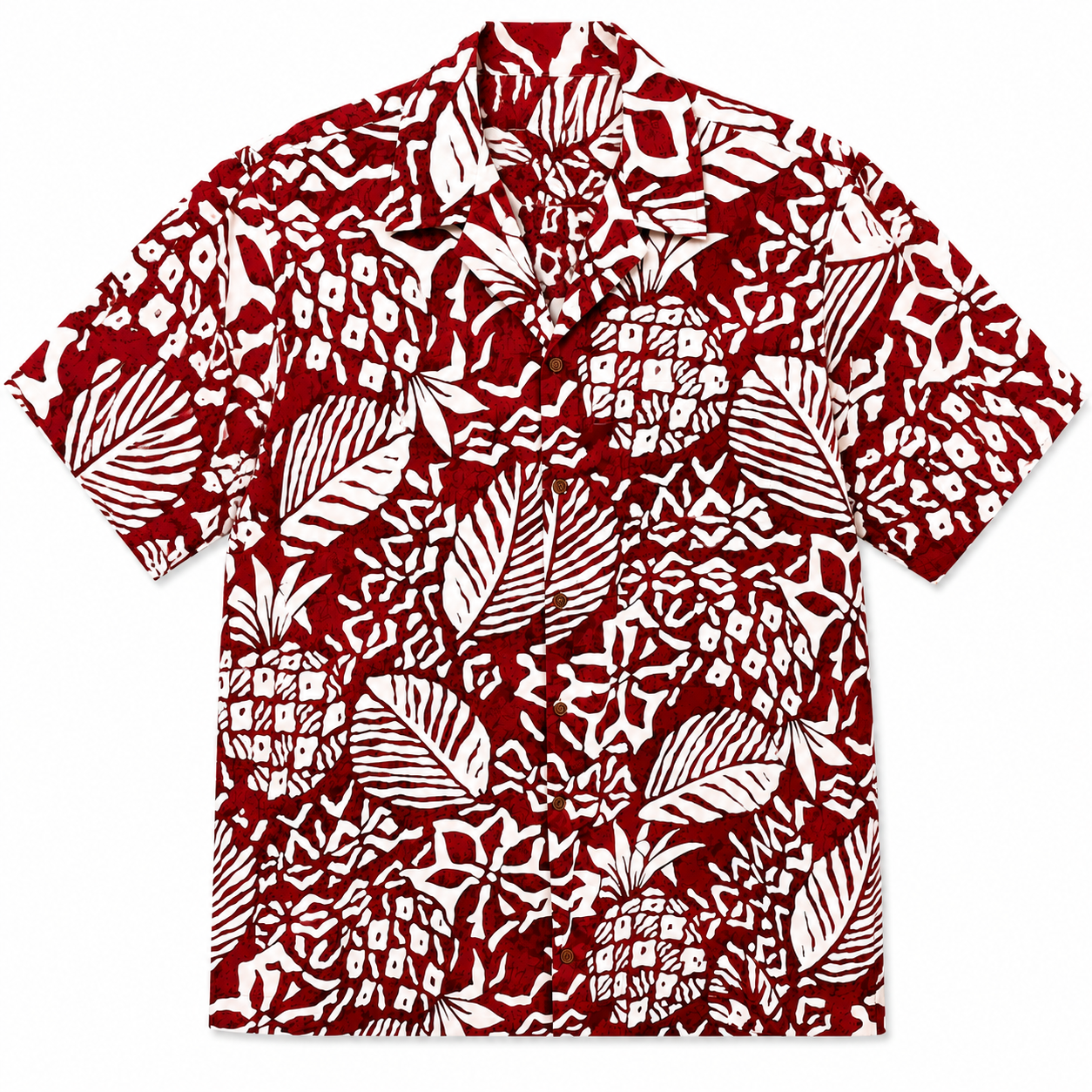 Red Leaf Aloha Shirt – Made in Hawaiʻi – Extra Large