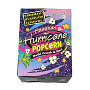 Hawaiian Hurricane Popcorn packaging on a white background