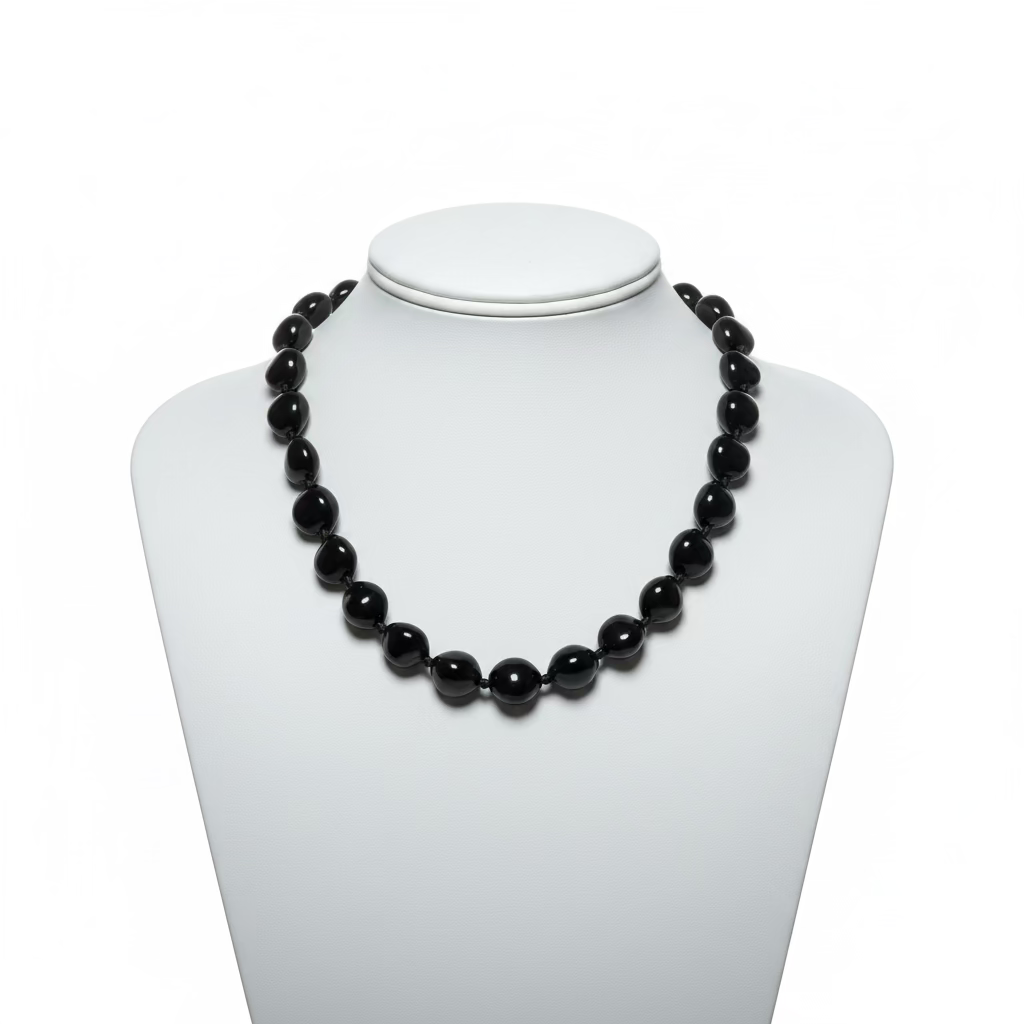 Black Kukui Nut Necklace/Lei