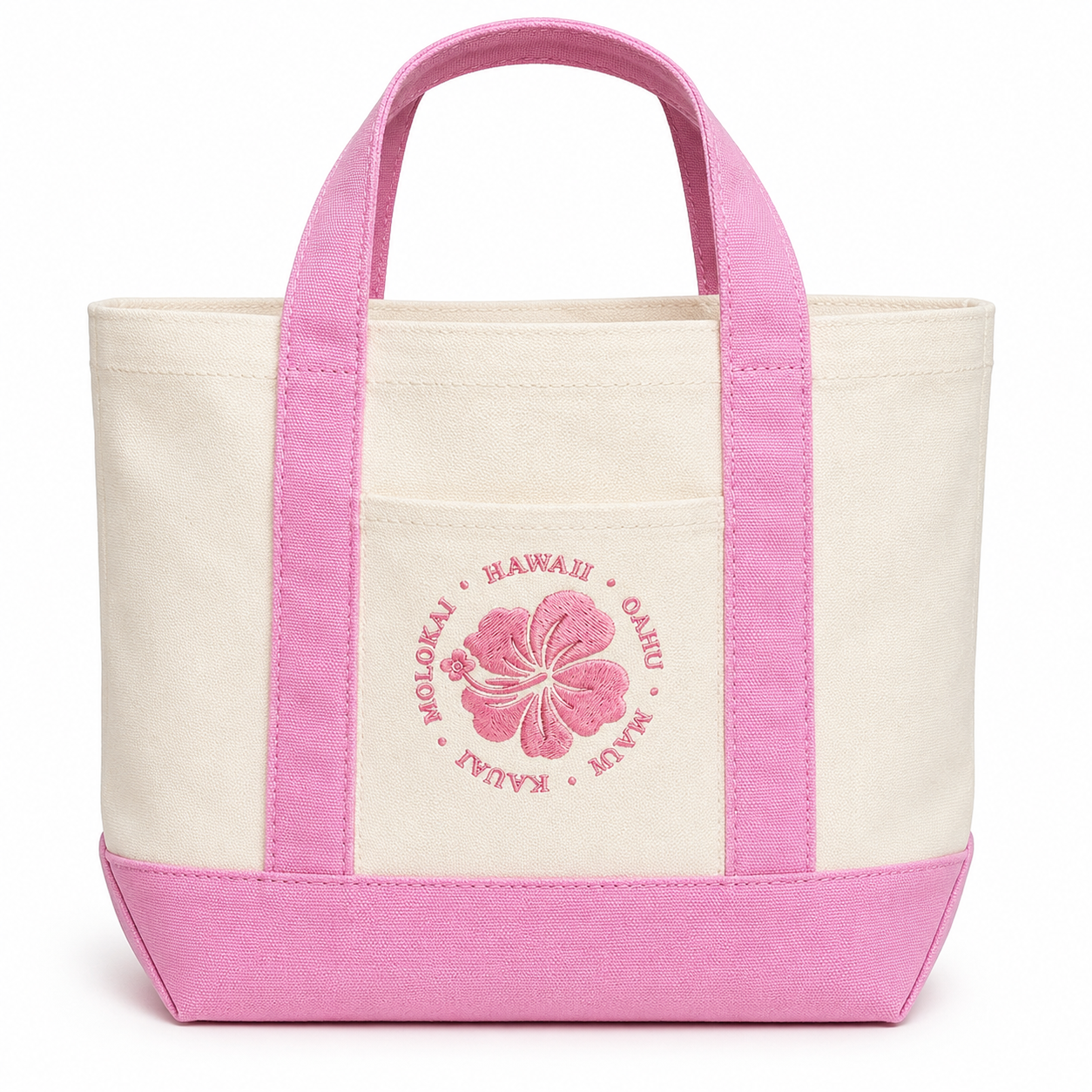 Hibiscus Hawaii Pink Mini Tote Bag