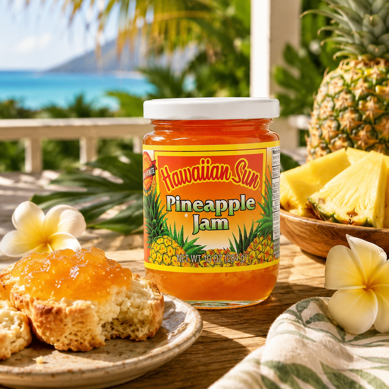 Hawaiian Sun Pineapple Jam 10 oz.