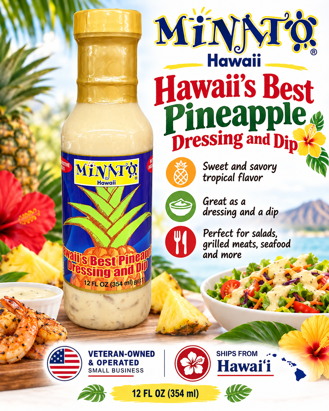 Pineapple Dressing & Dip – 12oz