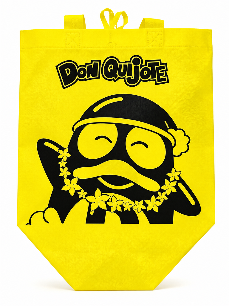 Don Quijote Large Yellow DONPEN Tote Bag