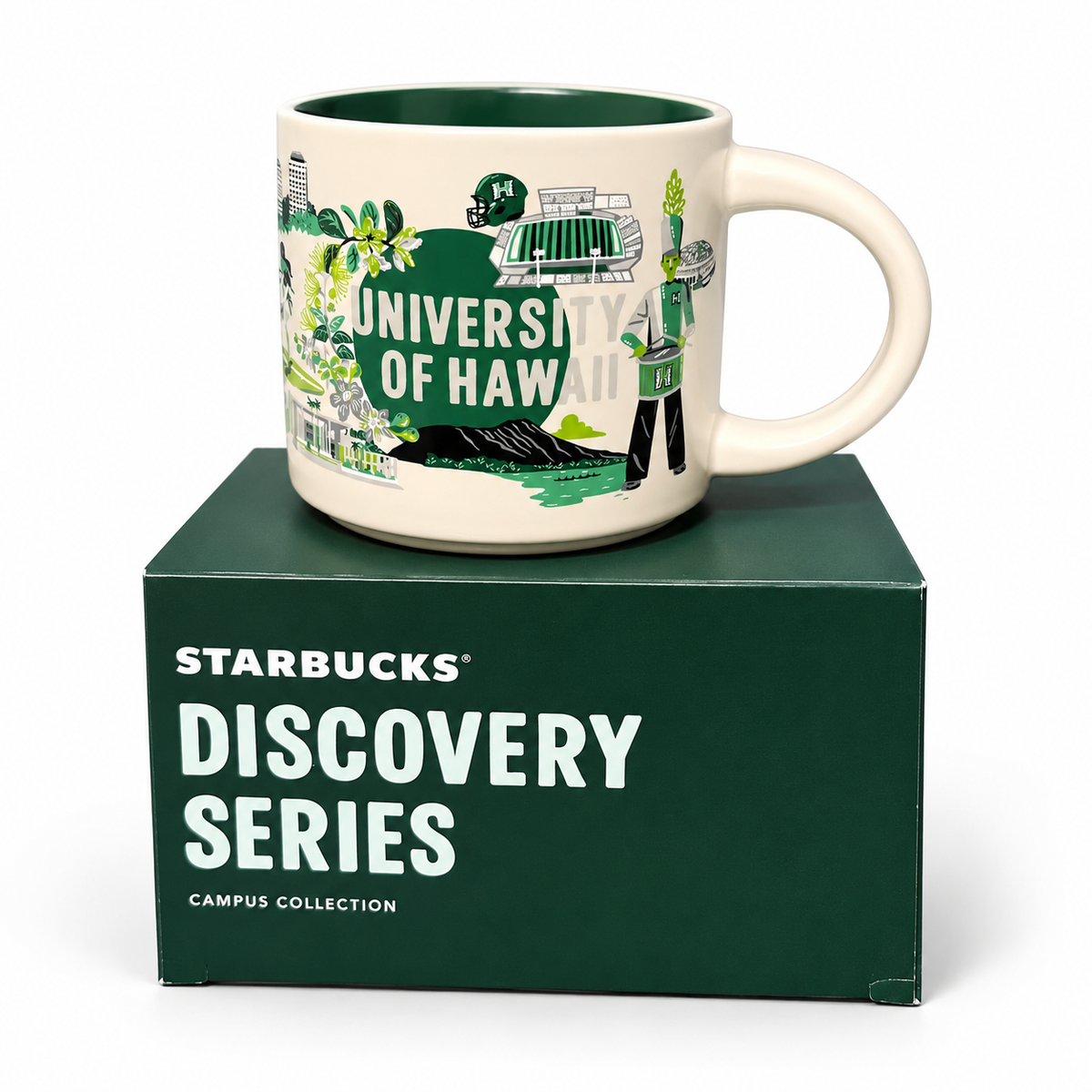 Starbucks Hawaii Collection UH University of Hawaii Ceramic Mug