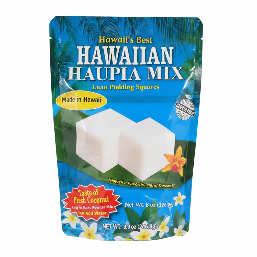 Hawaiian Haupia Mix, Hawaii’s Best Coconut Pudding